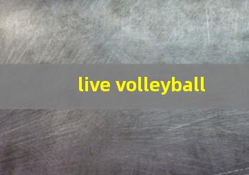 live volleyball